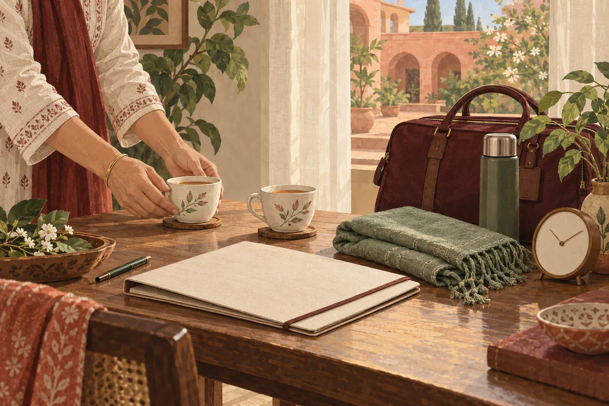 Editorial illustration for Accommodation planning for a hospital visit in Jalandhar